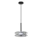 Szklana lampa wisząca Casy dymna LED CCT (LP-3176/1P S SM) - Light Prestige