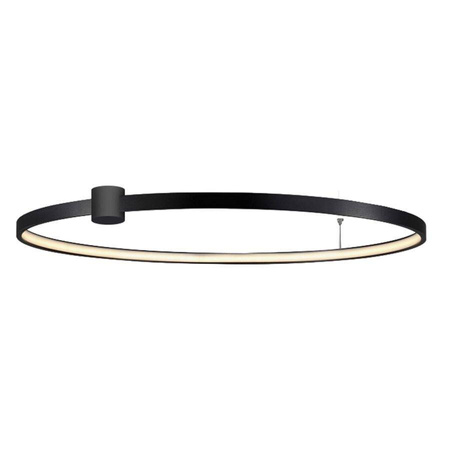 Lampa sufitowa Ring L CCT Ø 90 cm - elegancka oświetlenie do każdego wnętrza (LP-909/1C L BK CCT) - Light Prestige