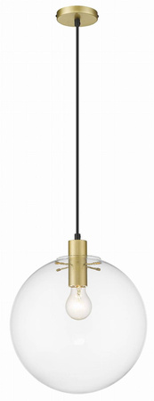 Ozdobna lampa wisząca Puerto w złocie, duża (śr. 30 cm) - Light Prestige (LP-004/1P L GD)