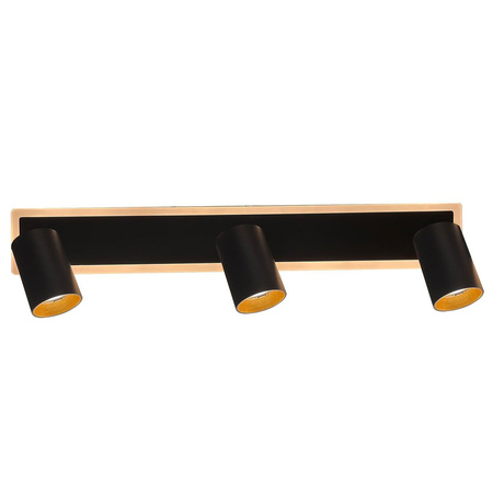 Lampa sufitowa Parma 3xGU10 z LED CCT czarna (LP-0612/3WS BK) - Light Prestige