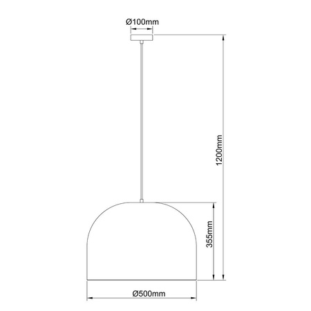 Lampa wisząca Kanso ratanowa 50 cm jasne drewno 1xE27 (LP-2025/1P 50 cm) - Light Prestige