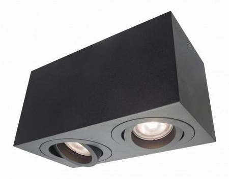 Oprawa natynkowa Lyon 2 w kolorze czarnym (LP-5881/2SM BK) - Light Prestige