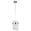 Lampa wisząca Vetro 1 chrom, elegancka i funkcjonalna (LP-2910/1P CH) - Light Prestige