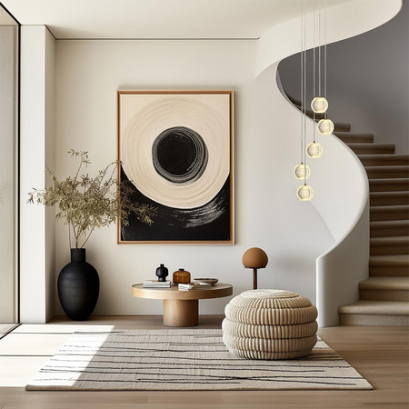 Lampa wisząca Brillant 5, złota, LED CCT (LP-3303/5P GD) - Light Prestige