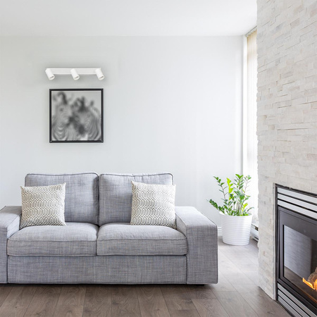 Lampa sufitowa 3-punktowa LED CCT, biała (LP-0612/3WS WH) - Light Prestige