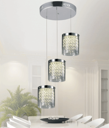 Plafon sufitowy Cantos 3 - doskonałe oświetlenie do każdego wnętrza (LP-1114/3C) - Light Prestige