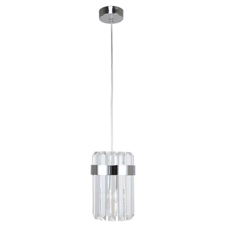 Lampa wisząca Vetro 1 chrom, elegancka i funkcjonalna (LP-2910/1P CH) - Light Prestige