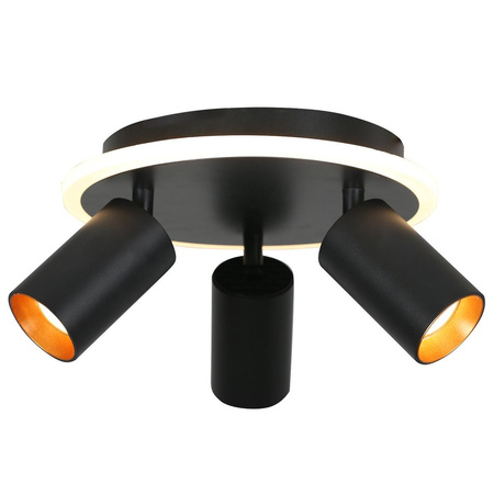 Lampa sufitowa okrągła Parma (LP-0612/3C Round BK) - Light Prestige