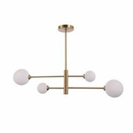 Lampa wisząca Dorado 4 - elegancja i blask w każdym wnętrzu (LP-002/4P) - Light Prestige