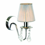 Kinkiet Mona srebrny (LP-5005/1W srebrna) - Light Prestige