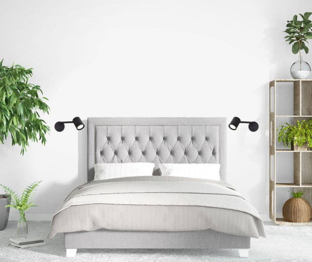 Kinkiet SNOW z czarnym wysięgnikiem (LP-731/1WL BK) - Light Prestige