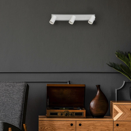 Lampa sufitowa 3-punktowa LED CCT, biała (LP-0612/3WS WH) - Light Prestige