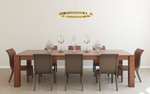 Lampa wisząca złota Midway duża Shiny (LP-033/1P L GD Shiny) - Light Prestige