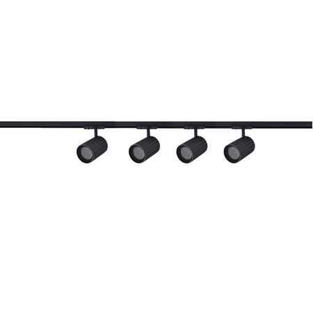 Elegancki komplet oświetleniowy w kolorze czarnym (LP-787 SET 1F BK) - Light Prestige