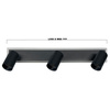 Lampa sufitowa Parma 3xGU10 z LED CCT czarna (LP-0612/3WS BK) - Light Prestige