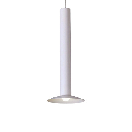 Biała lampa wisząca HAT 1 (LP-1661/1P WH) - Light Prestige