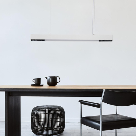 Lampa wisząca LED CCT z funkcją Tuya biała (LP-1301/1P M WH Smart) - Light Prestige