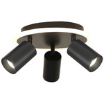 Lampa sufitowa okrągła Parma (LP-0612/3C Round BK) - Light Prestige