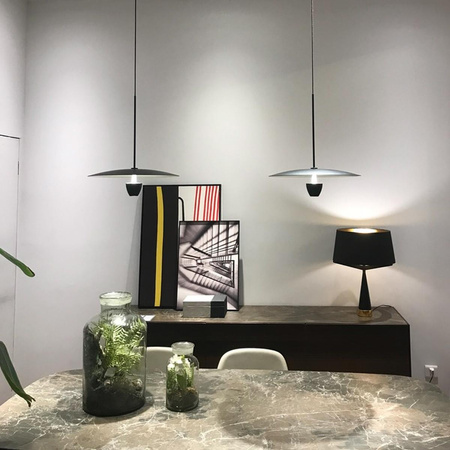 Lampa wisząca Ufo M czarna LED CCT (LP-0408/1P M BK) - Light Prestige.