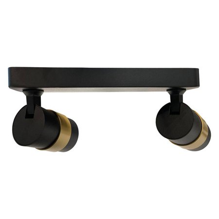 Lampa sufitowa Anillo 2 – eleganckie oświetlenie do każdego wnętrza (LP-770/2W BK) - Light Prestige