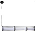 Lampa wisząca Aeris 3 linia transparent LED CCT (LP-2137/3L TR) - Light Prestige