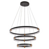 Lampa wisząca Plum 3 LED CCT czarna, elegancki akcent do każdego wnętrza (LP-0407/3P BK) - Light Prestige