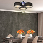 Lampa sufitowa GAMBELA 3 w kolorze czarnym, idealna do każdego wnętrza (LP-991/3C BK) - Light Prestige