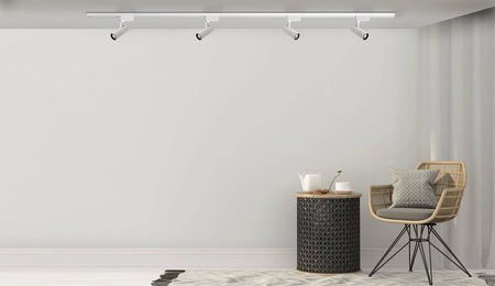 Zestaw szynowy Snow 1F w kolorze białym (LP-737 WH SET) - Light Prestige