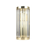 Kinkiet Vetro w odcieniu złota 1xE14 (LP-2910/1W GD) - Light Prestige