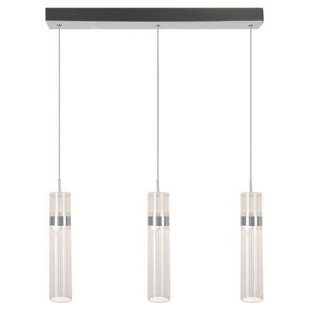 Lampa wisząca LED CCT 3-punktowa chromowana (LP-1510/3L CH) - Light Prestige