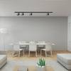 Elegancki komplet oświetleniowy w kolorze czarnym (LP-787 SET 1F BK) - Light Prestige