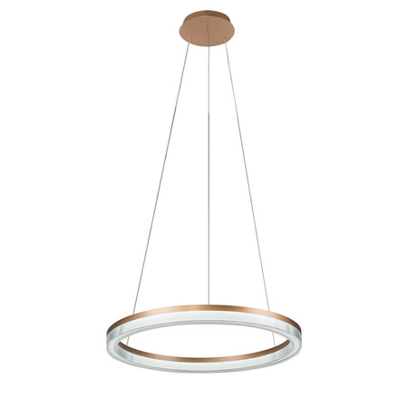 Lampa wisząca Midway Cristal w eleganckim wydaniu (LP-033/1P S GD Cristal Triangle) - Light Prestige