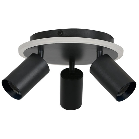 Lampa sufitowa okrągła Parma (LP-0612/3C Round BK) - Light Prestige