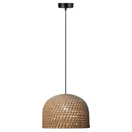 Lampa wisząca ratanowa Kanso 40 cm w jasnym drewnie (LP-2025/1P 40 cm) - Light Prestige