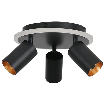 Lampa sufitowa okrągła Parma (LP-0612/3C Round BK) - Light Prestige