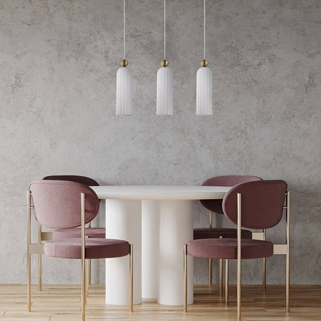 Elegancka biała lampa wisząca 3-punktowa (LP-939/3L white) - Light Prestige