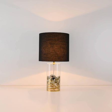 Lampa stołowa Sunflower w czerni (LP-818/1T BK) - Light Prestige