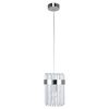 Lampa wisząca Vetro 1 chrom, elegancka i funkcjonalna (LP-2910/1P CH) - Light Prestige
