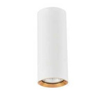 Oczko Manacor w białym i złotym wykończeniu, 13 cm (LP-232/1D - 130 WH/GD) - Light Prestige