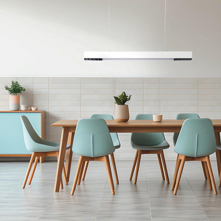 Lampa wisząca LED CCT z funkcją Tuya biała (LP-1301/1P M WH Smart) - Light Prestige