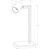 Lampa biurkowa SNOW w białym kolorze (LP-731/1T WH) - Light Prestige