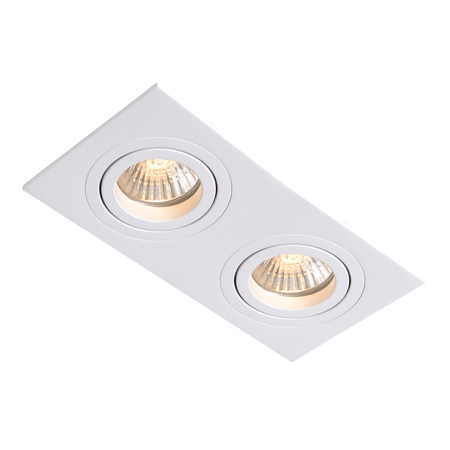 Biały punktowy reflektor podtynkowy Metis 2 (LP-2780/2RS WH) - Light Prestige