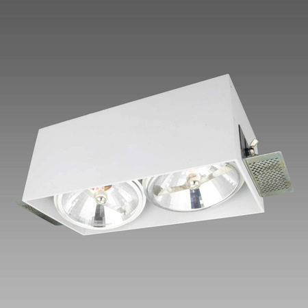 Oprawa podtynkowa Corleto 2 - eleganckie oświetlenie sufitowe (LP-9S22/2R WH) - Light Prestige
