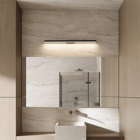 Kinkiet Aqua LED 92 cm czarny IP44 CCT (LP-987/1W L BK) - Light Prestige