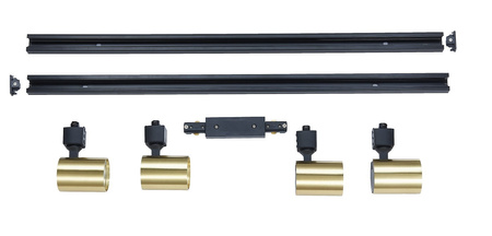 Zestaw szynowy złoty 1F z eleganckimi detalami (LP-737 GD SET) - Light Prestige
