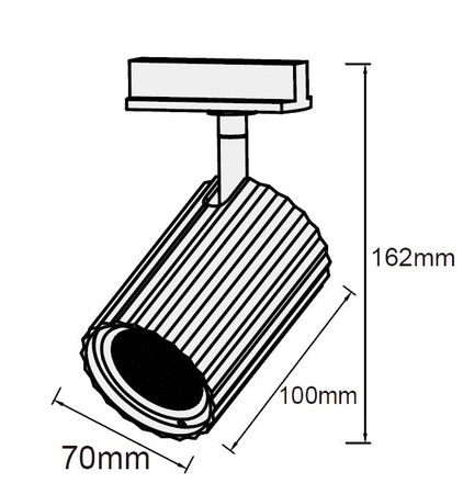 Elegancki komplet oświetleniowy w kolorze czarnym (LP-787 SET 1F BK) - Light Prestige