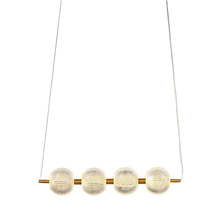 Lampa wisząca Diamond 4 LED CCT w kolorze złotym (LP-2202/4L GD) - Light Prestige
