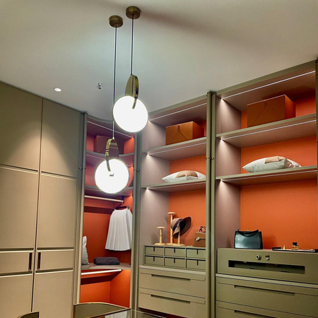 Lampa wisząca Circlo LED CCT w kolorze chromu (LP-1311/1P CH) - Light Prestige