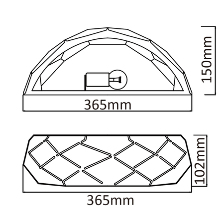 Kinkiet w kolorze złotym REUS - elegancka oprawa świetlna (LP-8069/1W GD) - Light Prestige