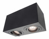 Oprawa natynkowa Lyon 2 w kolorze czarnym (LP-5881/2SM BK) - Light Prestige
